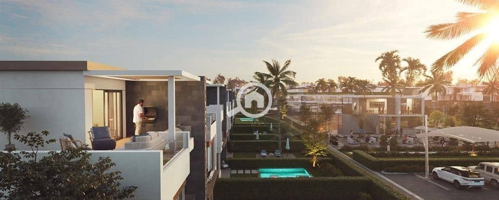 Townhouse villa for sale in a prime location in 6th of October by Hassan Allam in Swan Lake Compound - Ansicht 5