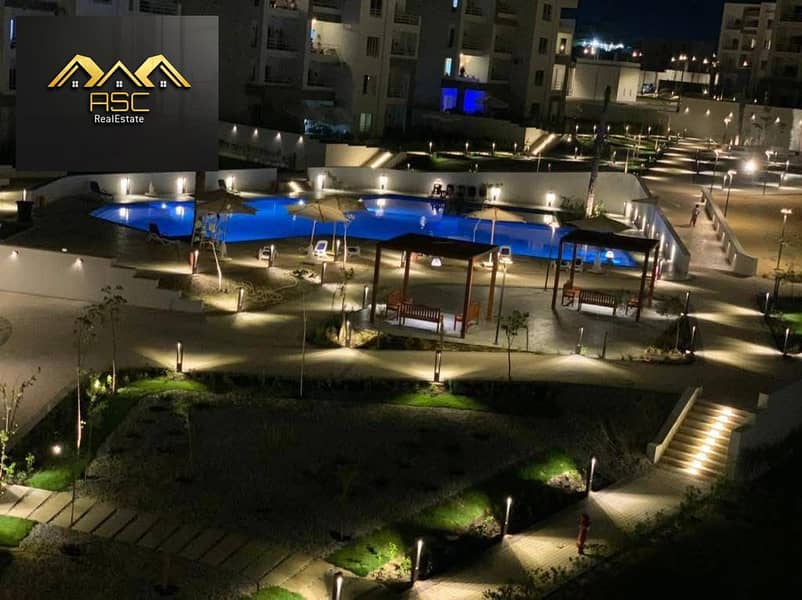 Lowest resale price Penthouse Chalet in Gaia Ras El Hikma - North Coast View of the largest swimming pool In the middle of the village, Second floor - Widok 6