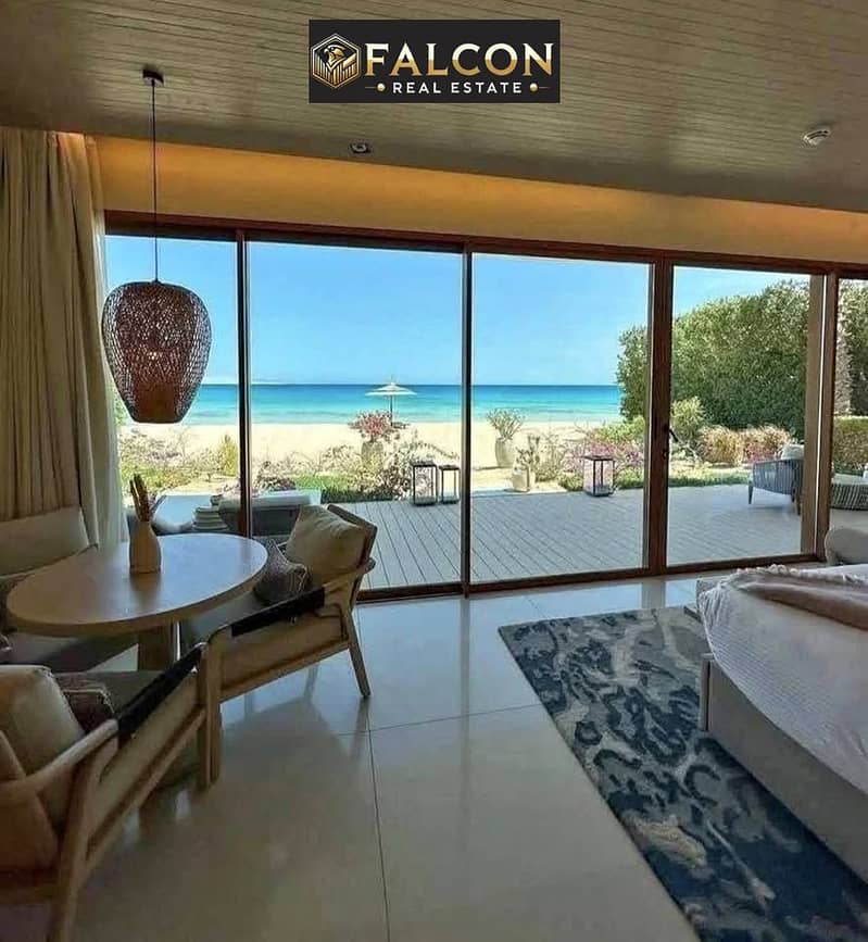 Chalet for sale + with private garden (finished with integrated hotel furnishings) directly on the sea - Aanzicht 6