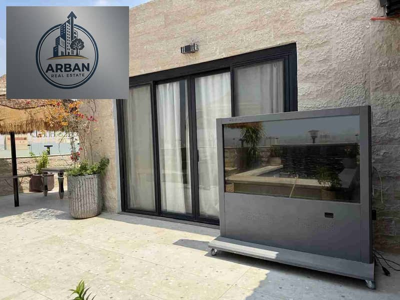 For rent: Furnished hotel-style penthouse apartment with a small pool in Zahraa El Maadi, within the Rehana Avenue compound. Excellent location, close to all services, restaurants, international brands, and main roads. - Bild 6
