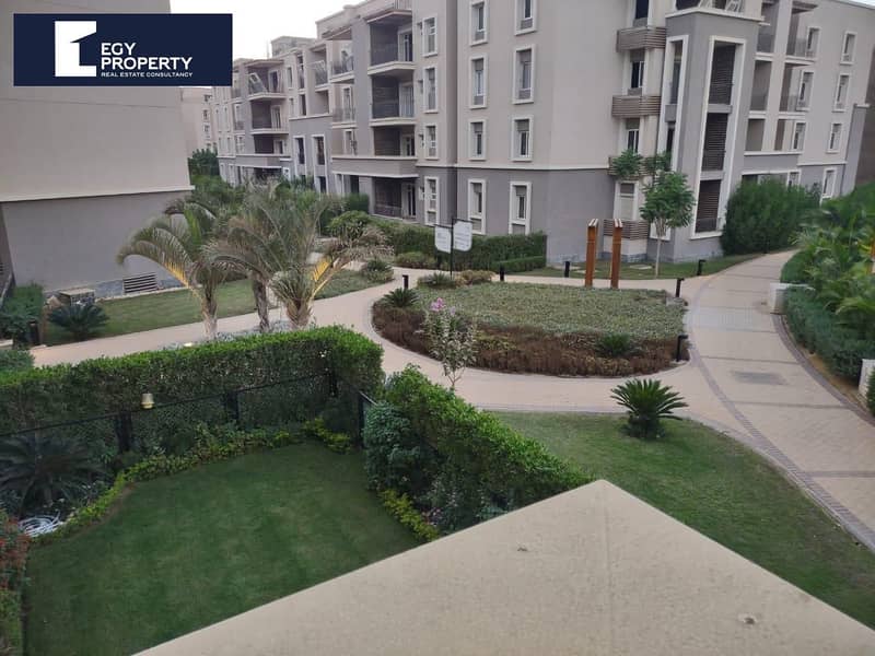 Pool View Apartment For Sale In October Plaza - 6th of October , Ready To Move ! - Vista 6