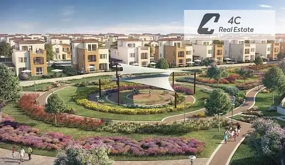 Lowest price in the market, in Mivida Compound, ground floor apartment with garden, 205 sq m, ultra-super-lux finished, with air conditioning - More