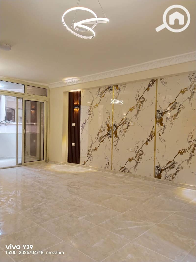 A great deal on a 160 sq m apartment for sale, super deluxe finishing, steps from the main road in Zahraa Madinat Nasr, Al-Ahali Buildings. - Ansicht 4