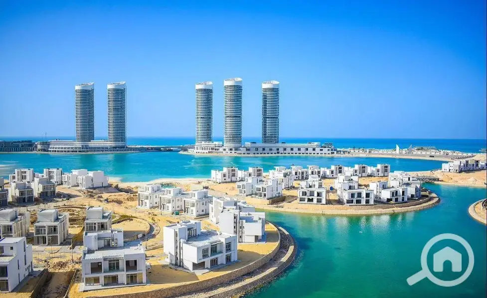 hurry for last Chalet 231 meters fully finished for sale directly on the sea in New Alamein North Coast - Vista 2