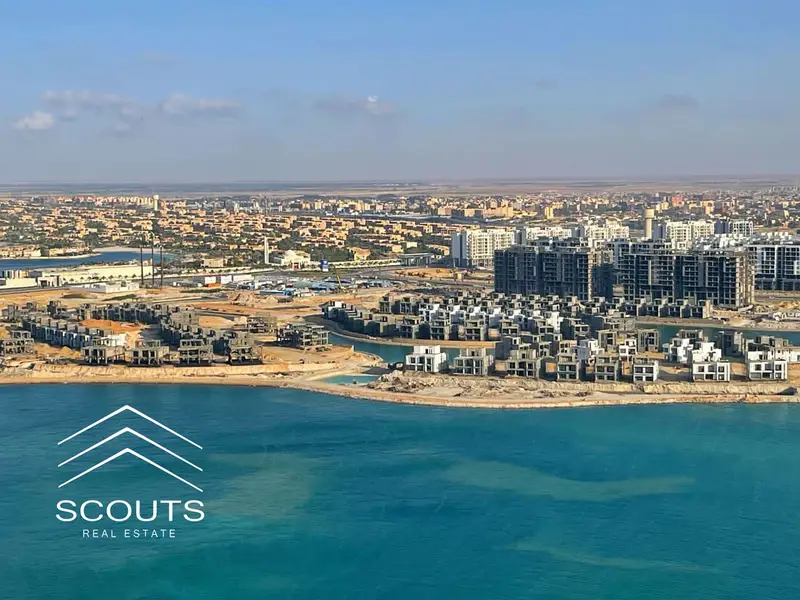 hurry for last Chalet 231 meters fully finished for sale directly on the sea in New Alamein North Coast - Vista 4