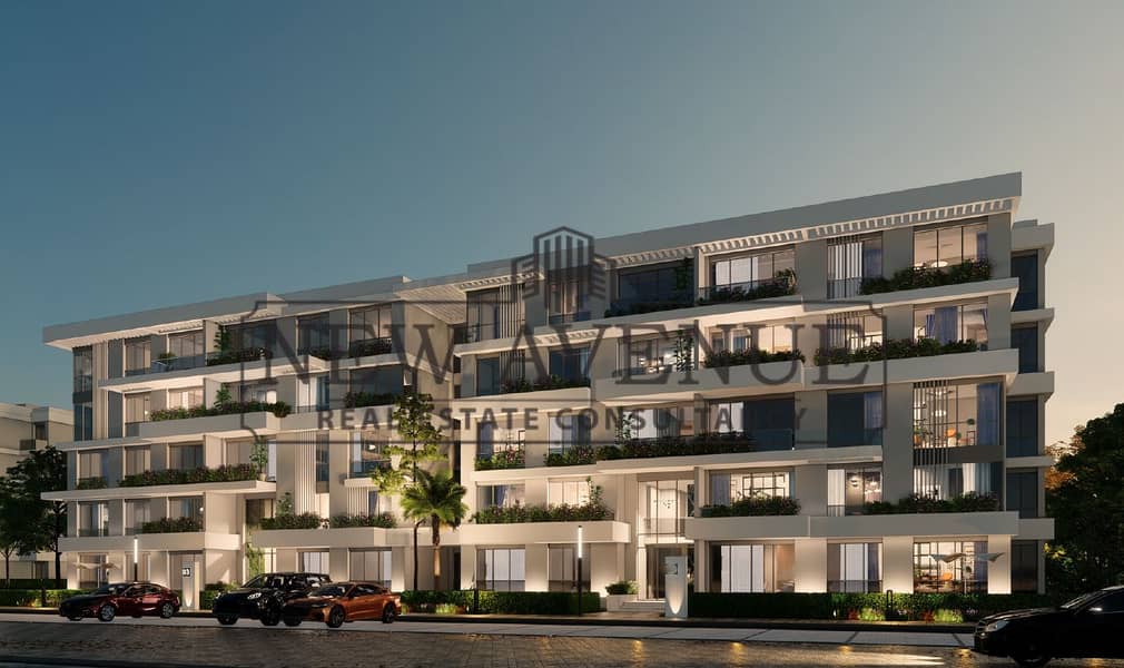 Ground Apartment for sale with garden Ready to move phase blue Tree Sky AD golden square new cairo - Więcej