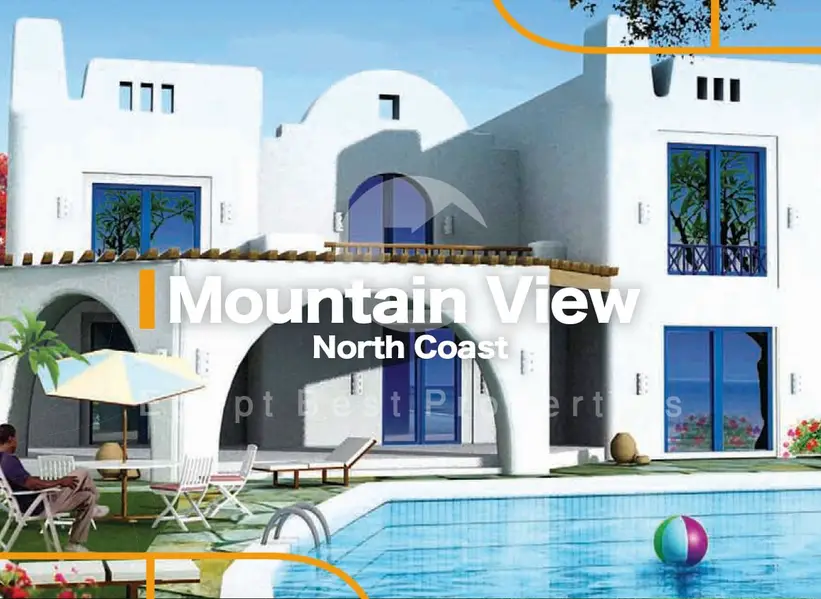 Ground Chalet Lagoon Front in Mountain View Ras El Hekma Fully Finished Ready to Move with Private Garden Prime Investment - Más