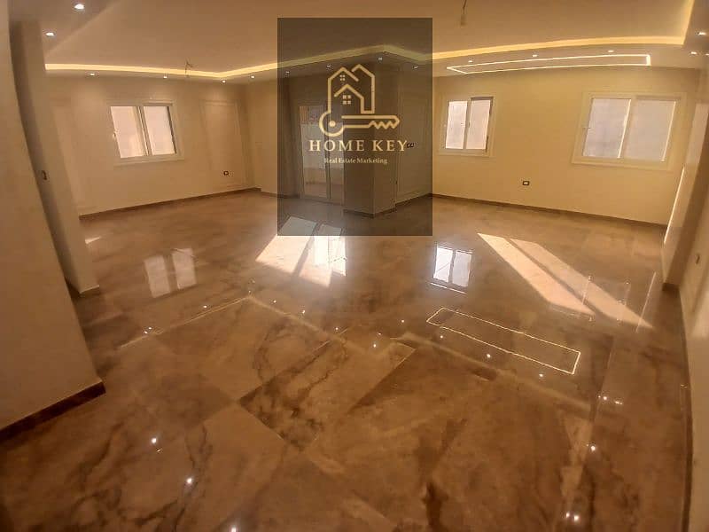 A complete ground floor apartment of 350 square meters, licensed, is available for rent in Nasr City, in an excellent location. - Ansicht 3