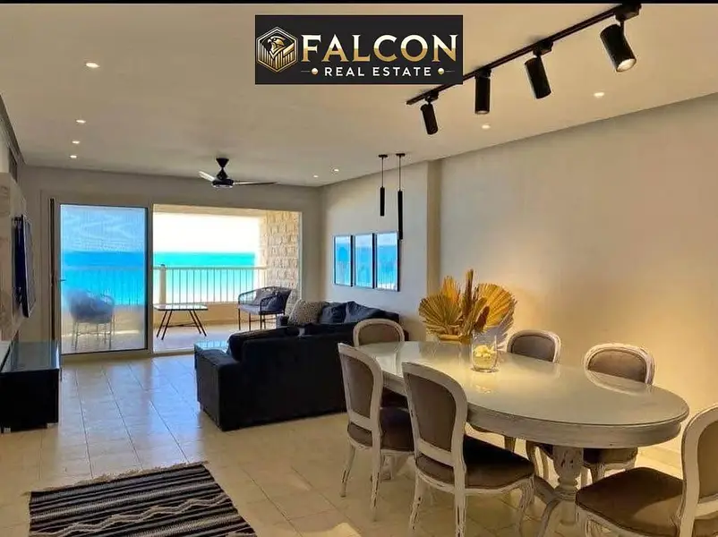 Immediate delivery 1st Row Sea High-End furnished chalet in front of Alamein Towers next to RIXOS minutes from Marina & Marassi North Coast & Hacienda - Ansicht 2