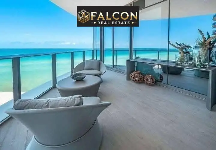Immediate delivery 1st Row Sea High-End furnished chalet in front of Alamein Towers next to RIXOS minutes from Marina & Marassi North Coast & Hacienda - Ansicht 3