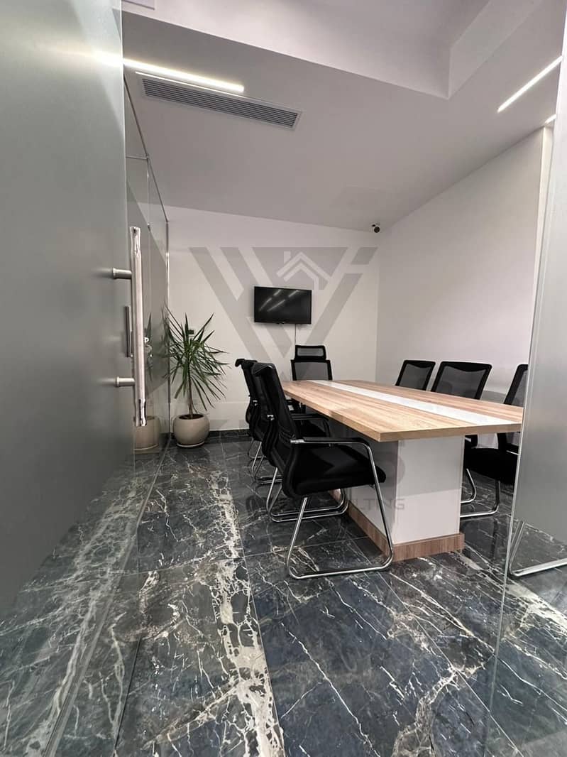 Office for rent in a prime location in New Cairo, finished to an ultra-super-lux standard, at the lowest price per square meter in the market and nego - Aanzicht 4