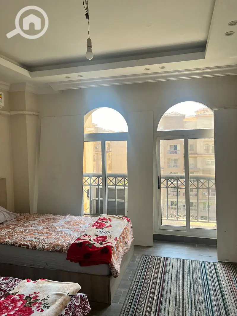 Apartment for sale wide garden view west-facing ready to move in super lux prime location near Open Air Mall and services in Madinaty fully paid for - View 6
