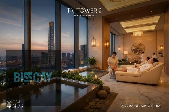 Prime shop for rent at 1 million EGP, with a prime location on the Iconic Tower, at the lowest price and with installments over 15 years - Mehr