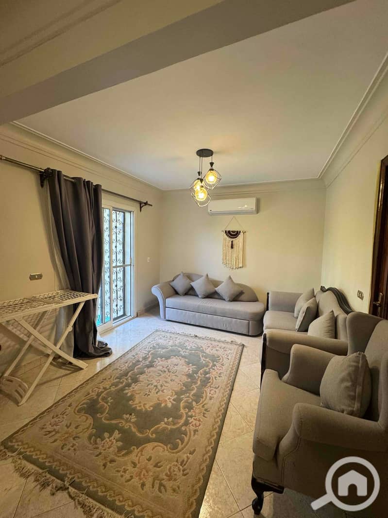 For rent, furnished apartment in the Hadayek Al Mohandeseen compound with a private garden. - Widok 5