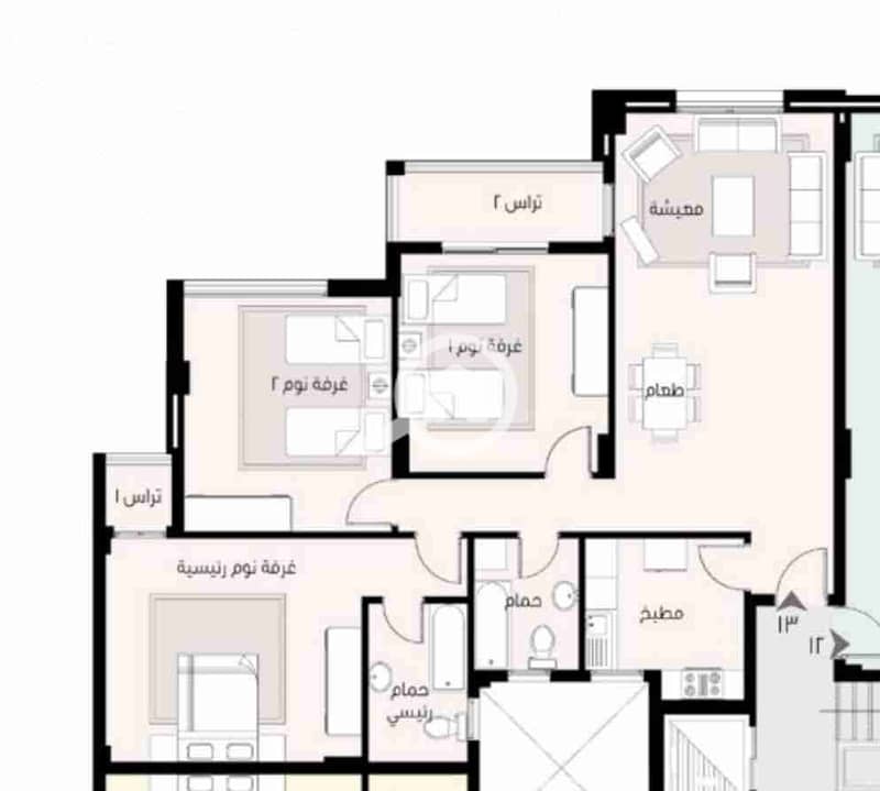 Apartment 141m² for sale in Madinaty B14, top-of-the-line location with a garden and flood channel view, next to services and the Mega Mall. (Old booking 2023) - Więcej
