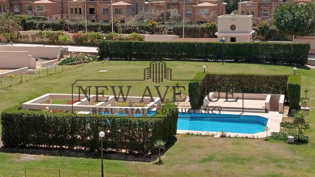 Twin house Villa for Rent Fully furnished in Top View compound New Cairo Prime Location Overlooking on the Pool - Widok 5