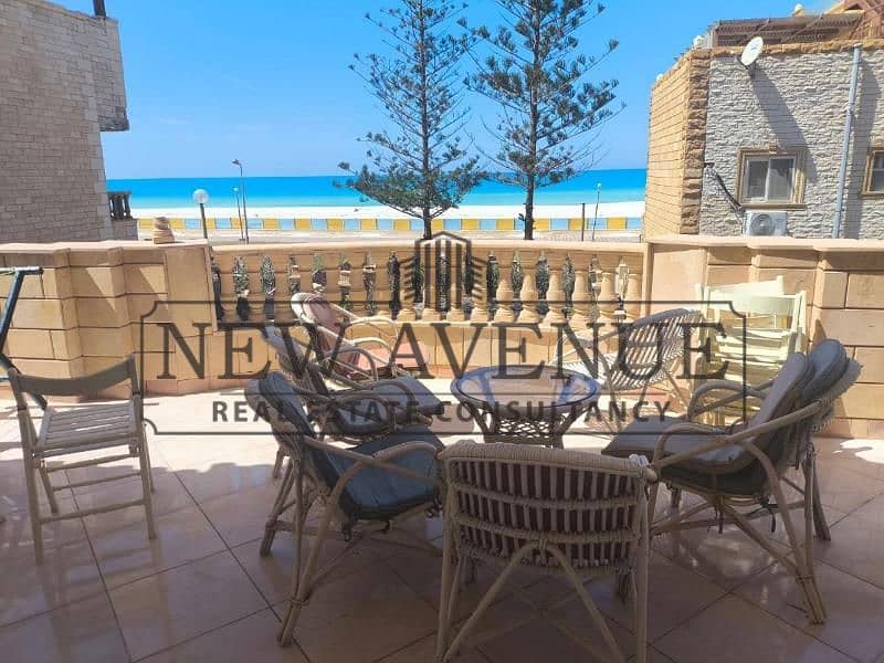 Villa First Row Direct Sea View fully finished | very prime location | in Badr Village North coast - Widok 2