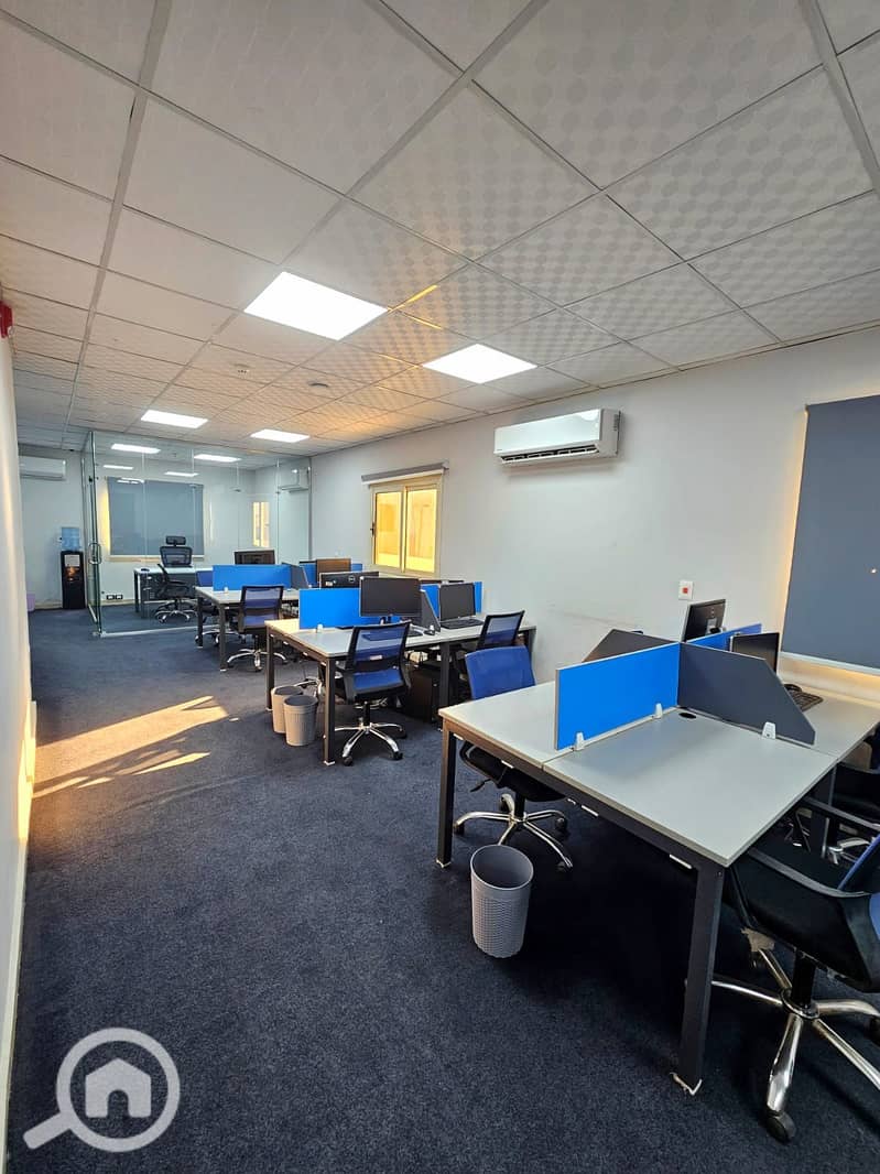 Unique administrative headquarters 150m furnished ultra modern for rent in prime location Maadi - Vista 3