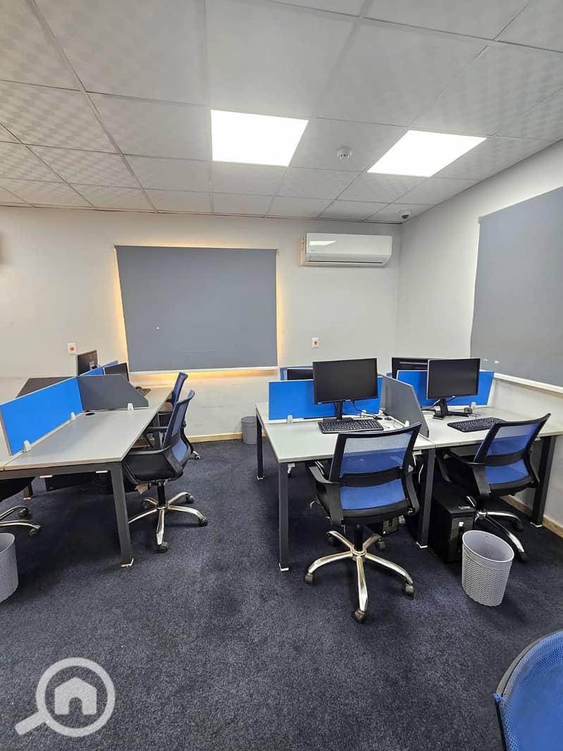Unique administrative headquarters 150m furnished ultra modern for rent in prime location Maadi - Vista 5