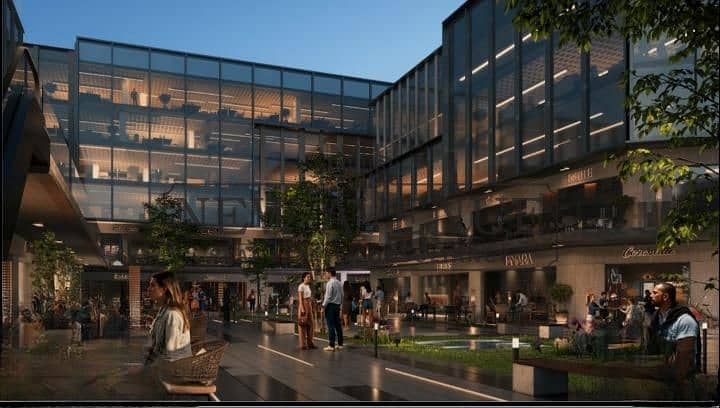 Commercial Retail 64 sqm with underground parking for Sale at Stride North 90 New Cairo - Widok 3