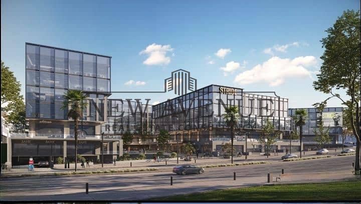 Commercial Retail 64 sqm with underground parking for Sale at Stride North 90 New Cairo - Widok 4