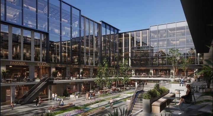 Commercial Retail 64 sqm with underground parking for Sale at Stride North 90 New Cairo - Widok 6