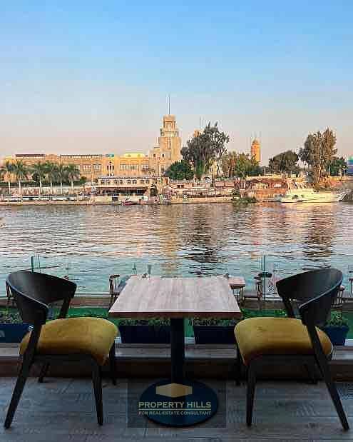 A commercial shop with a direct view of the Nile inside a global hotel in the heart of Maadi. - Widok 2