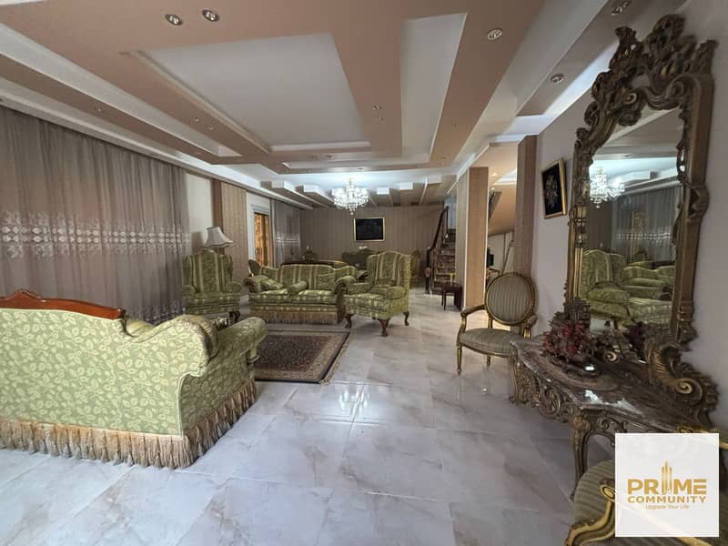 A fantastic opportunity For rent a furnished duplex with garden by attractive price in Zayed city 7th district - Ansicht 6
