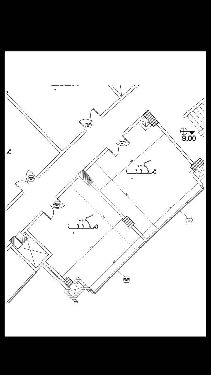 Administrative Office Ultra Super Lux with AC's For Rent 57 SQM in New Cairo Golden Square - Mehr