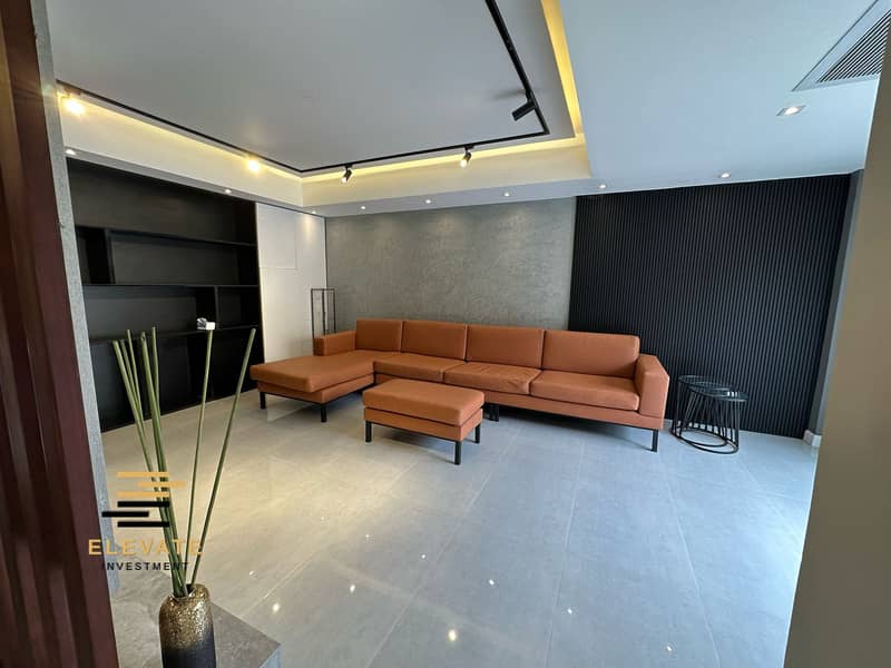 townhouse 400m furnished for rent at la terra compound new cairo super lux finished - Widok 3