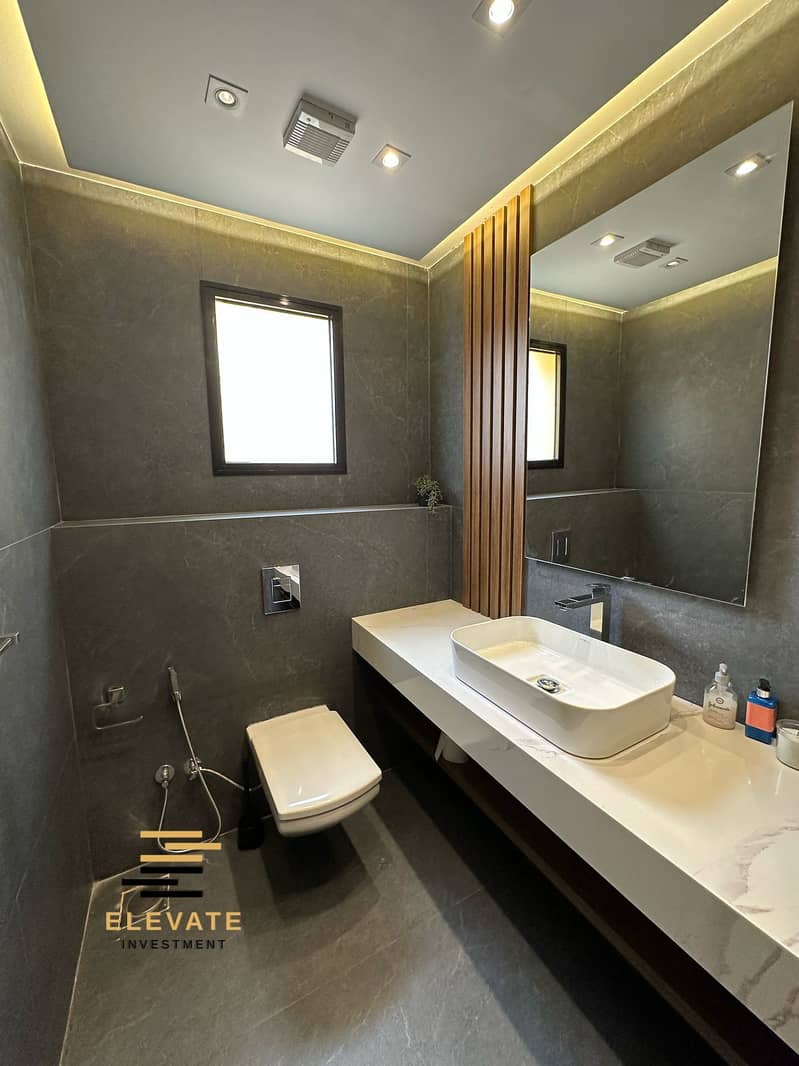 townhouse 400m furnished for rent at la terra compound new cairo super lux finished - Widok 5