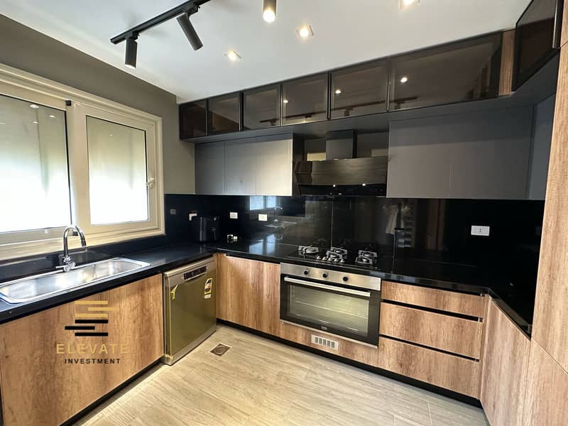 townhouse 400m furnished for rent at la terra compound new cairo super lux finished - Widok 6