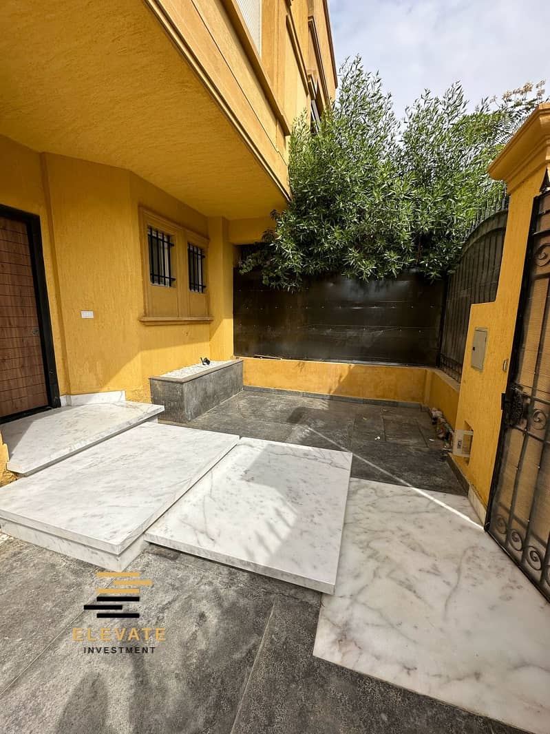 townhouse 400m furnished for rent at la terra compound new cairo super lux finished - Więcej