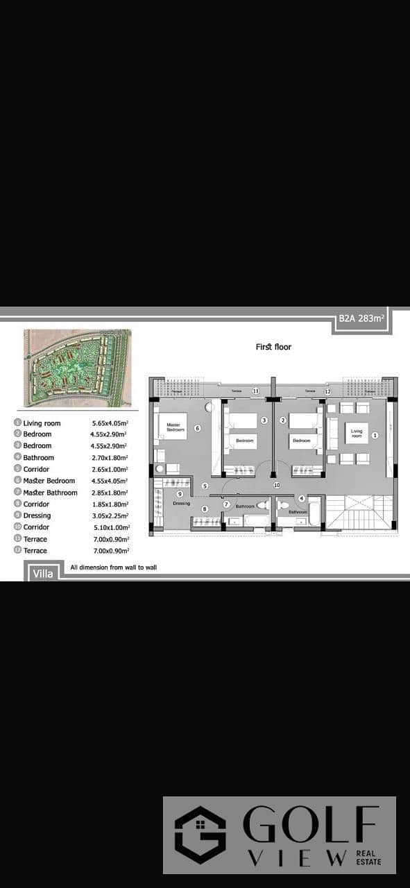For sale: A unique townhouse (villa) with an area of 537 sq. ft. in Neom Future City, Phase A. It consists of 3 floors (ground floor, first floor, and - Mehr
