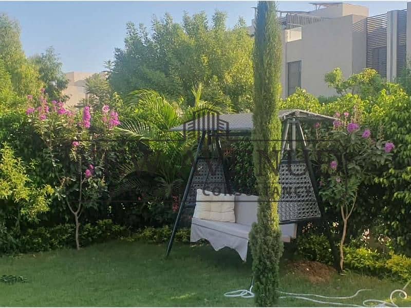 Town house corner for sale compound Al Burouj, Imkan misr, ready to move in, luxurious finishing with kitchen and AC's direct on landscape - Widok 4