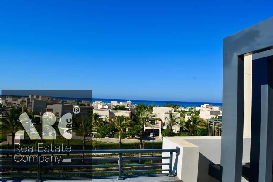 Ultra Luxury Penthouse for Rent in Marassi Marina | Sea & Golf Views | Newly Furnished - Widok 4