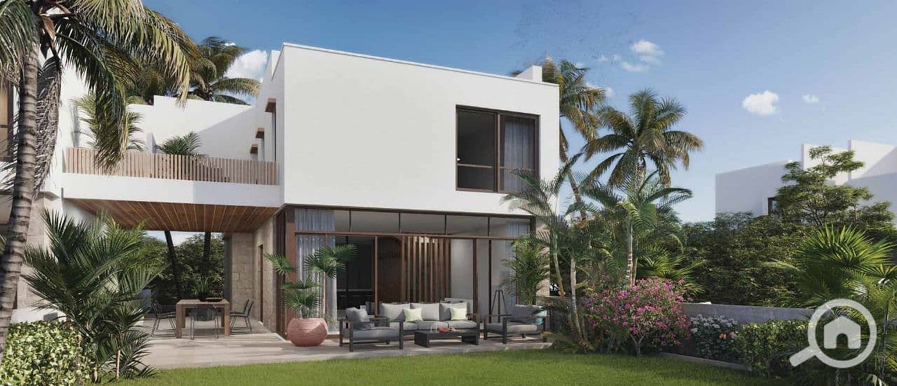 Resale fully finished chalet in a prime location overlooking the lagoon for sale in Ras El Hekma - Visning 3