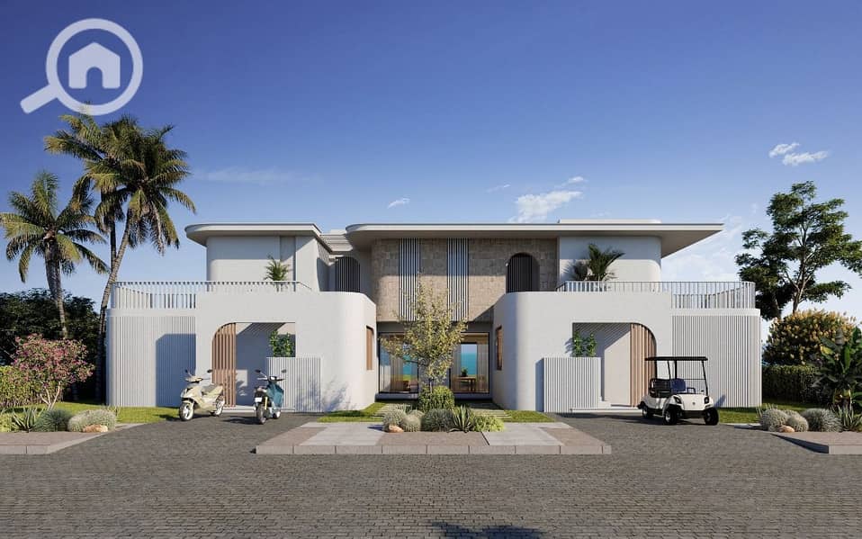 Resale fully finished chalet in a prime location overlooking the lagoon for sale in Ras El Hekma - Visning 6