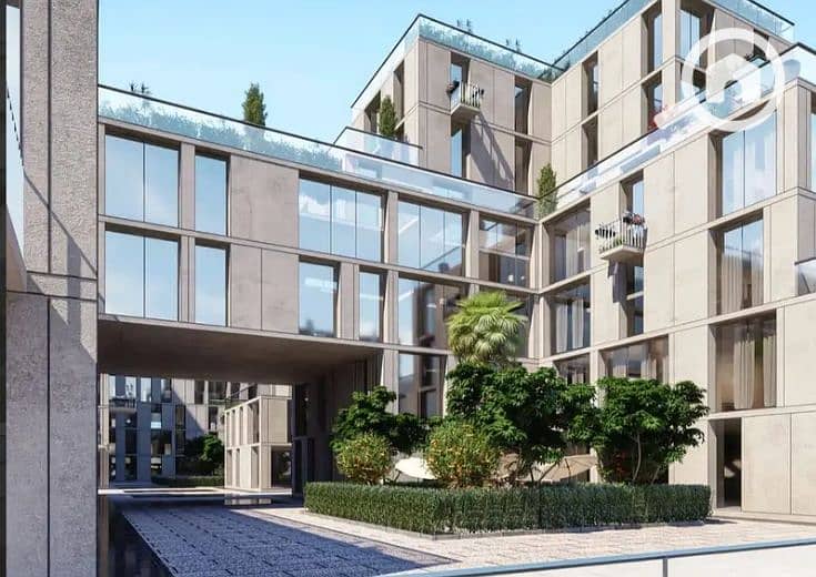 Apartment for sale with a private garden and 3 bedrooms in Sheikh Zayed, in Sky Ramp Compound - Vista 6