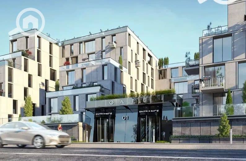 Apartment for sale with a private garden and 3 bedrooms in Sheikh Zayed, in Sky Ramp Compound - Altro