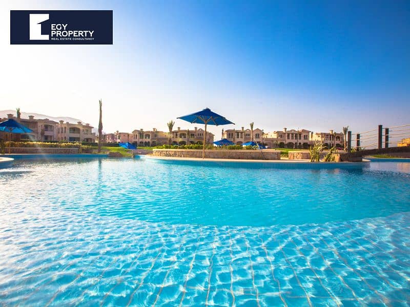 Fully furnished sea view chalet for sale in la vista sokhna facing north and prime location – pohled 5