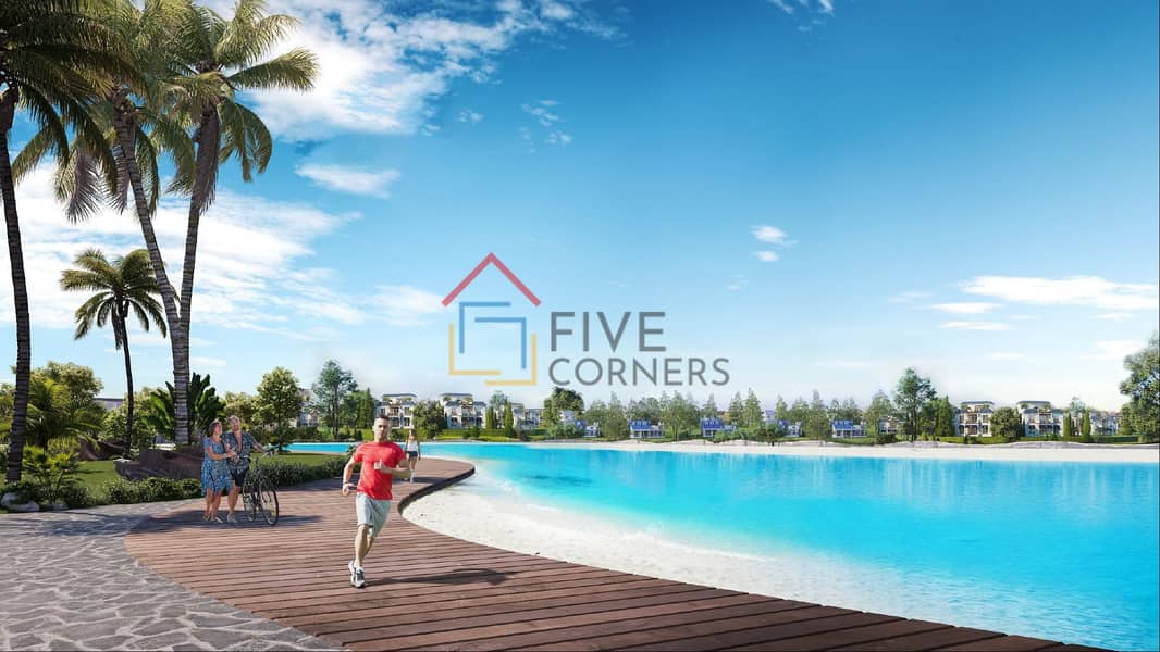 A fully finished apartment 3 bedroom View lagoon for sale in Mountain Mostakbal City aliva near Hassan Allam and next to Mivida - Ansicht 4