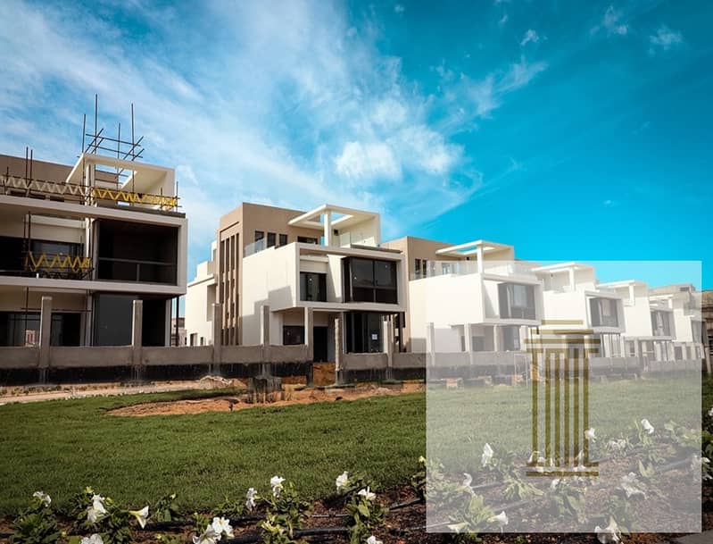 Corner townhouse, fully finished, in 97 Hills compound by Palm Hills in Golden Square, with a 3% down payment and installments over 10 years. - Ansicht 2