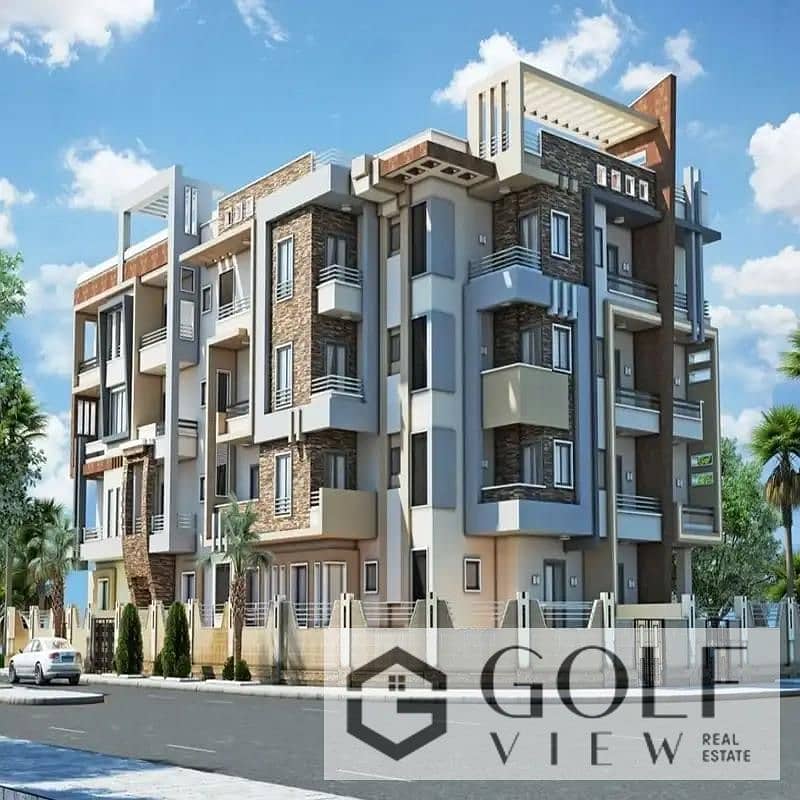 For a quick sale: Lowest price for a 182 sqm apartment in Al-Andalus, Fifth Settlement. Best layout, stunning open view, unobstructed, facing Katameya - Ansicht 4