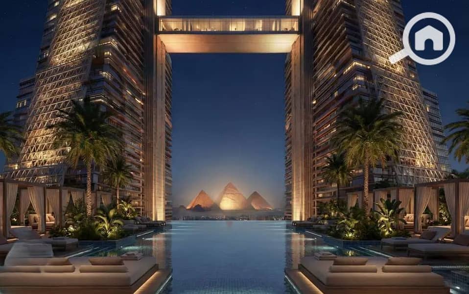 Serviced Apartment for Sale – Fully Finished with Furniture & Appliances, Pyramids View by Hilton Hotels & Resorts - Ansicht 3