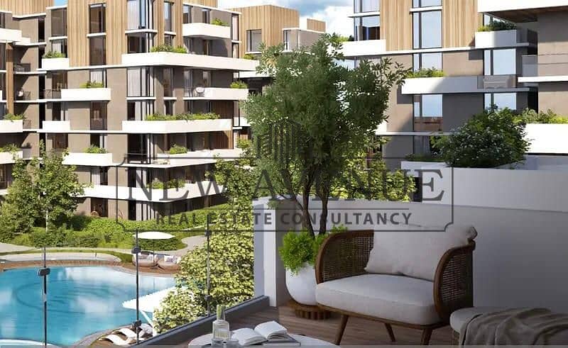 Premium Sky Villa for sale in IL Bosco City Mostakbal City delivery 2026 available with down payment and installments - Widok 3