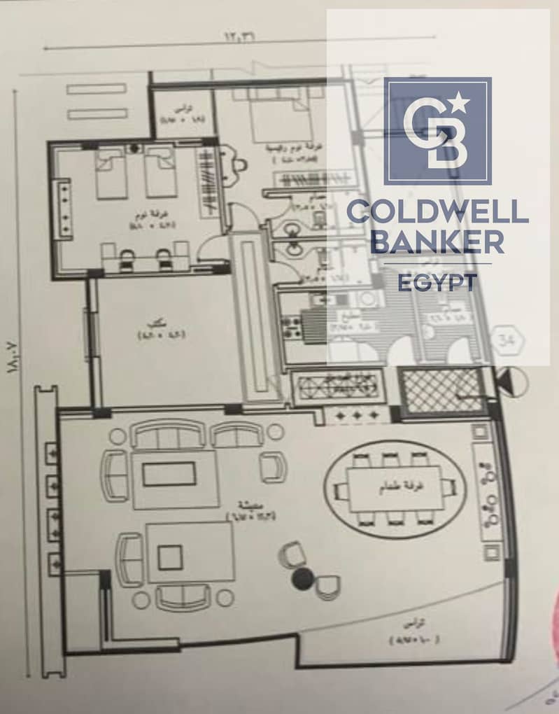 Cheapest duplex with roof for sale, 470 meters in La Mirada, Fifth Settlement, behind the American University - New Cairo - 3bedrooms - Ansicht 3