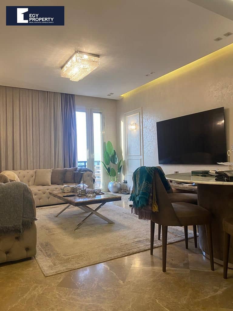 With a Prime View Fully Finished and Furnished Apartment for Sale in Uptown Cairo - Mokattam - Widok 3