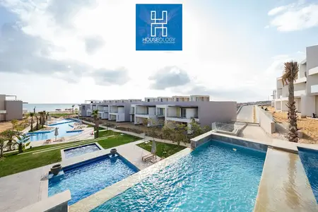 Immediate delivery furnished townhouse with air conditioning Sea View prime location for sale in Boho Elsokhna at the lowest price in the market.