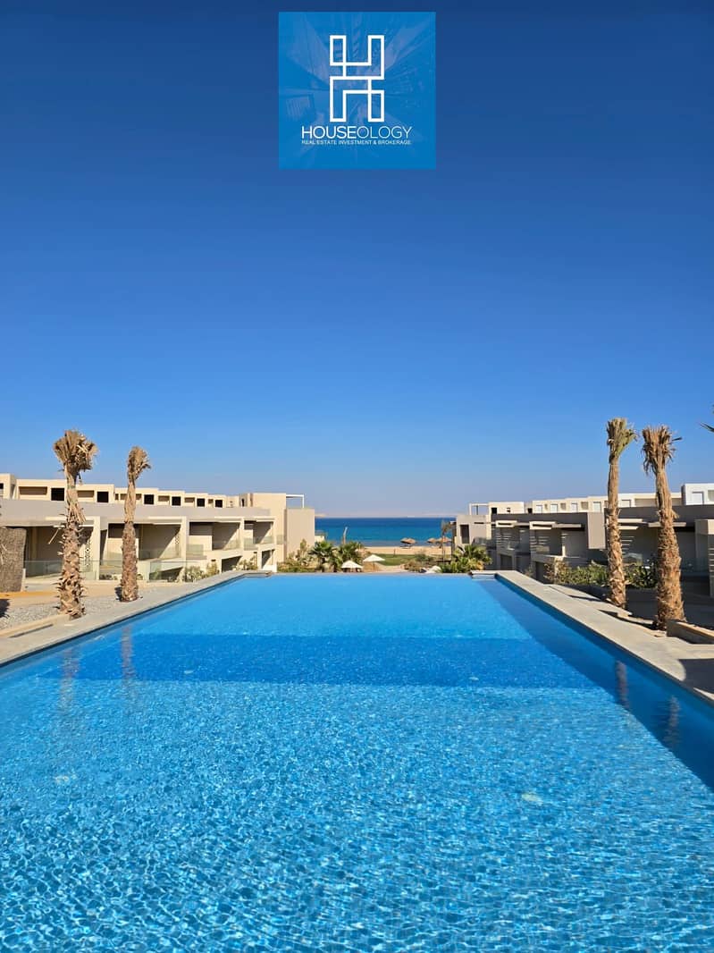 Immediate reception furnished with air conditioning Townhouse Sea View prime location for sale in Boho El Sokhna at the lowest price in the market Boho Elsokhna - Bild 6